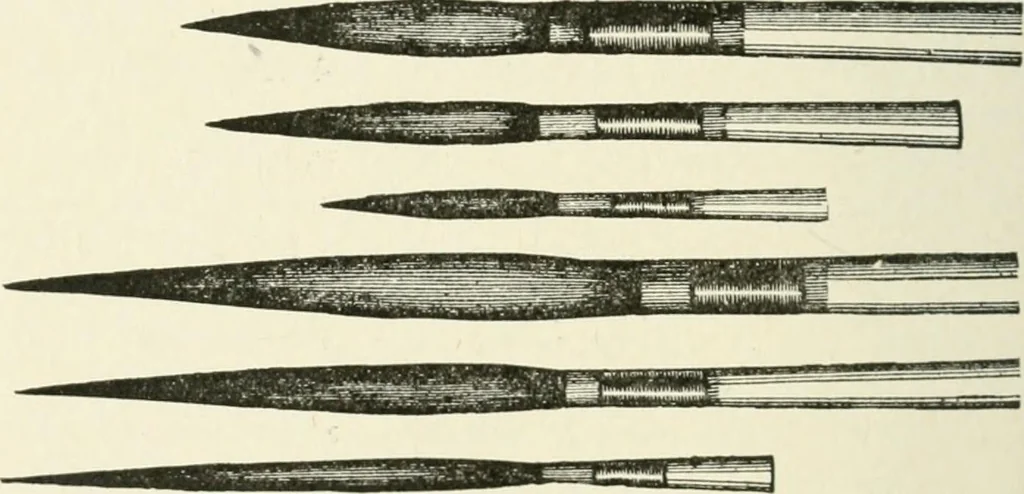 An illustration from Cyclopedia of painting : containing useful and valuable information on the following subjects : adulteration of paint, blistering of paint, brushes, calcimining, carriage painting, china painting, colors, color harmony, color mixing, color testing, exterior painting, gilding, graining, house painting, marbling, mildew, oils and driers, oil painting on glass, painting a bath tub, painting in distemper, paperhanger's tools, paperhanging, pigments, plain oil painting, primary colors, priming, scenic painting, sign painting, stains, staining, stencilling, turpentine, varnishes, varnishing, water color painting, when not to paint, practical points on painting, useful information, 1908, leaf 86