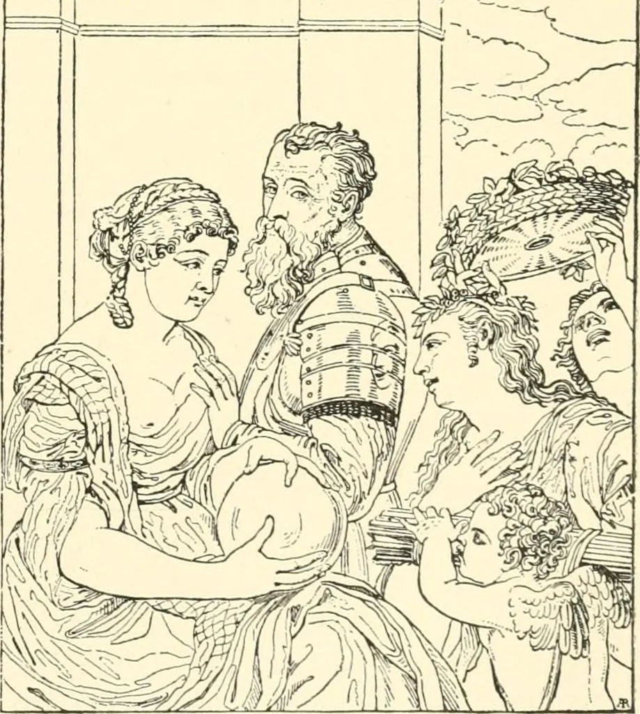 An illustration from Cyclopedia of painters and paintings, 1913, leaf 123