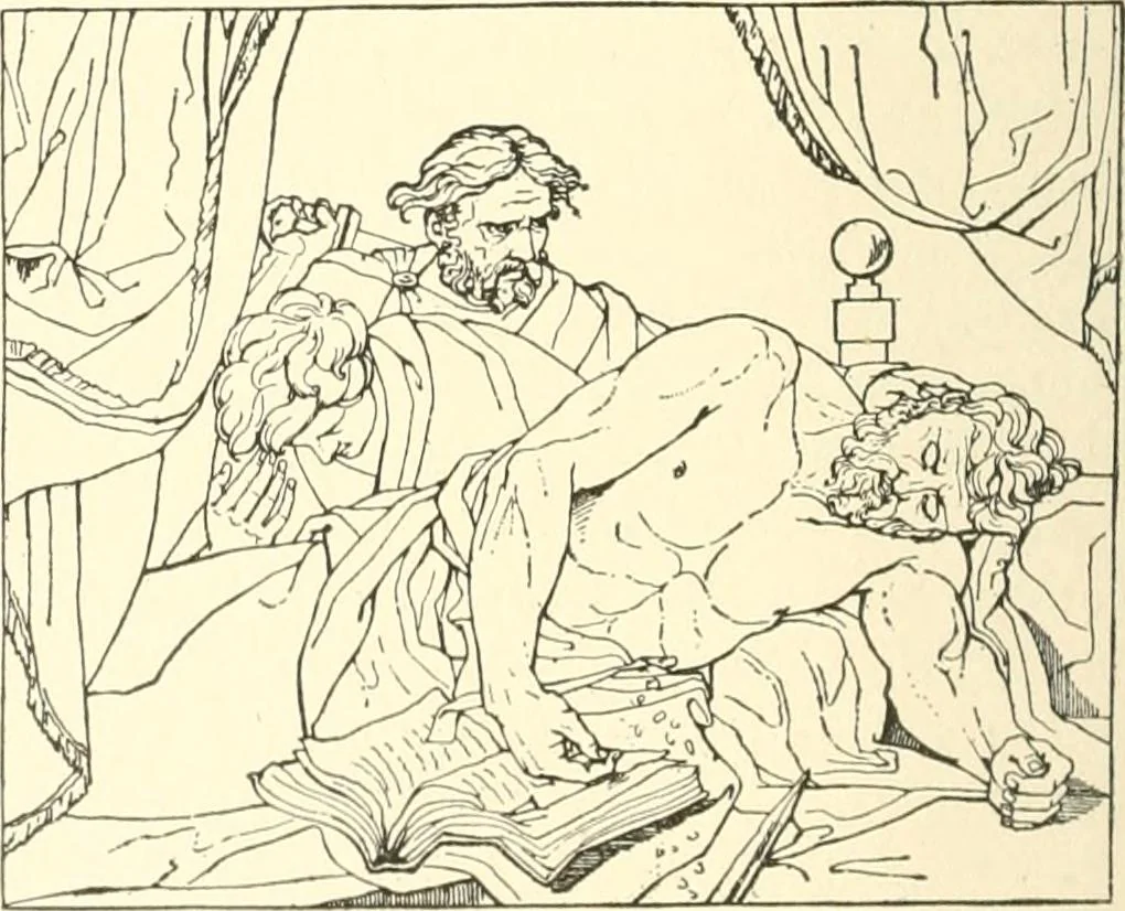 An illustration from Cyclopedia of painters and paintings, 1913, leaf 298