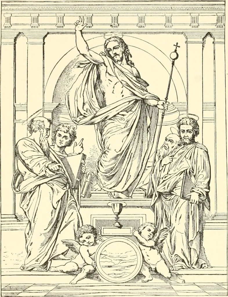 An illustration from Cyclopedia of painters and paintings, 1913, leaf 326