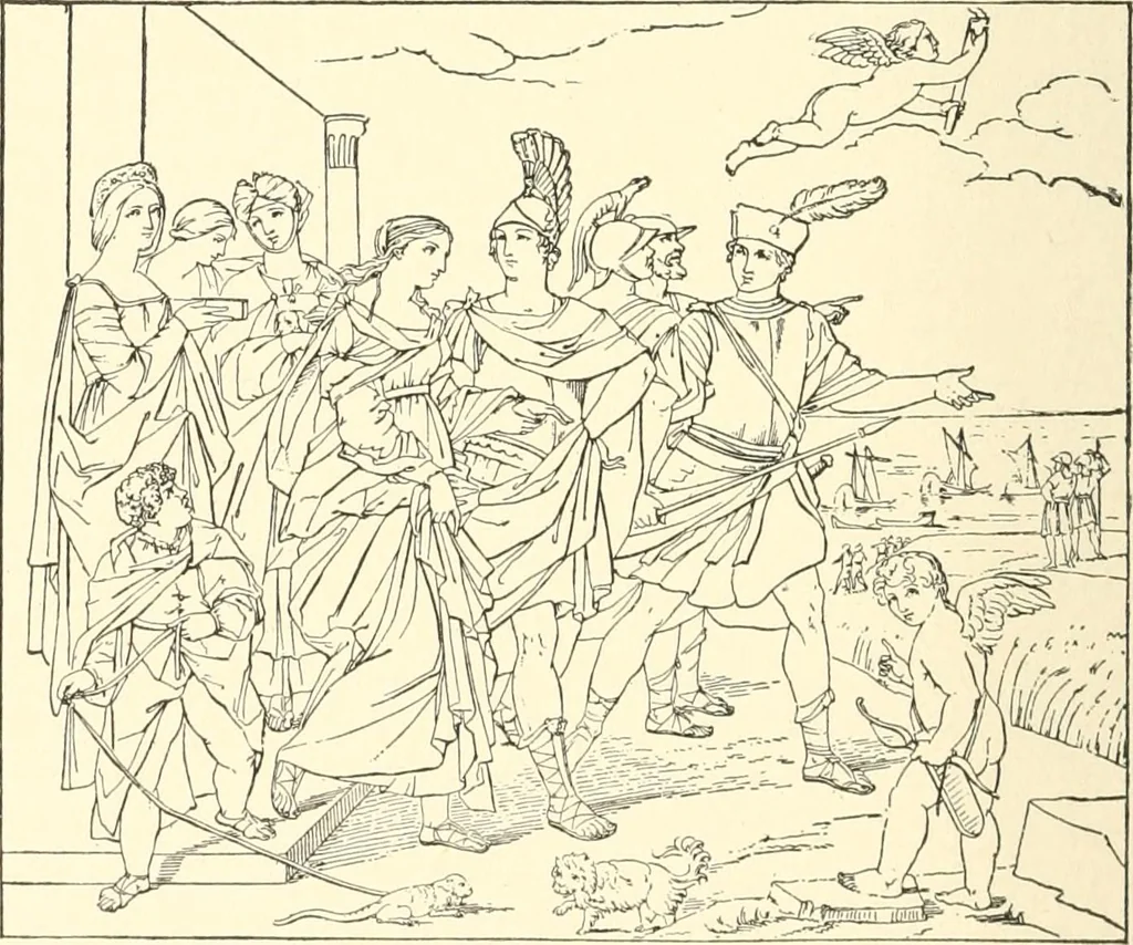 An illustration from Cyclopedia of painters and paintings, 1913, leaf 247