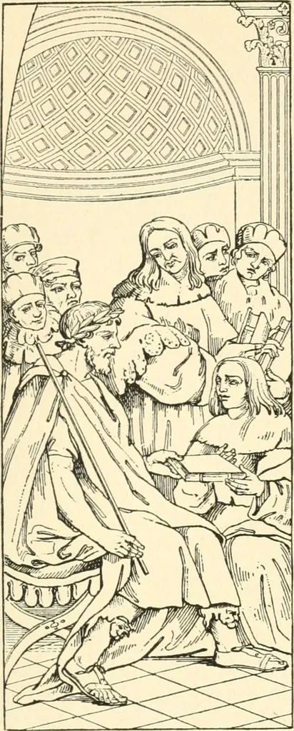 An illustration from Cyclopedia of painters and paintings, 1913, leaf 388