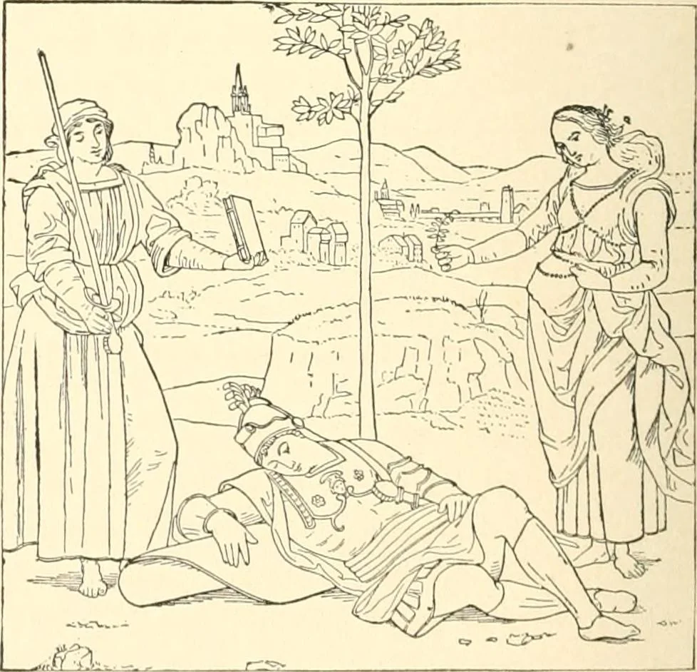An illustration from Cyclopedia of painters and paintings, 1913, leaf 413