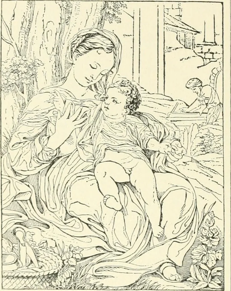 An illustration from Cyclopedia of painters and paintings, 1913, leaf 155