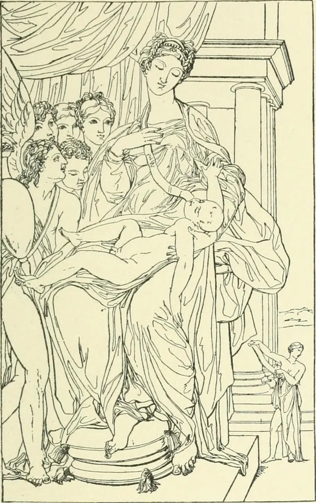 An illustration from Cyclopedia of painters and paintings, 1913, leaf 156