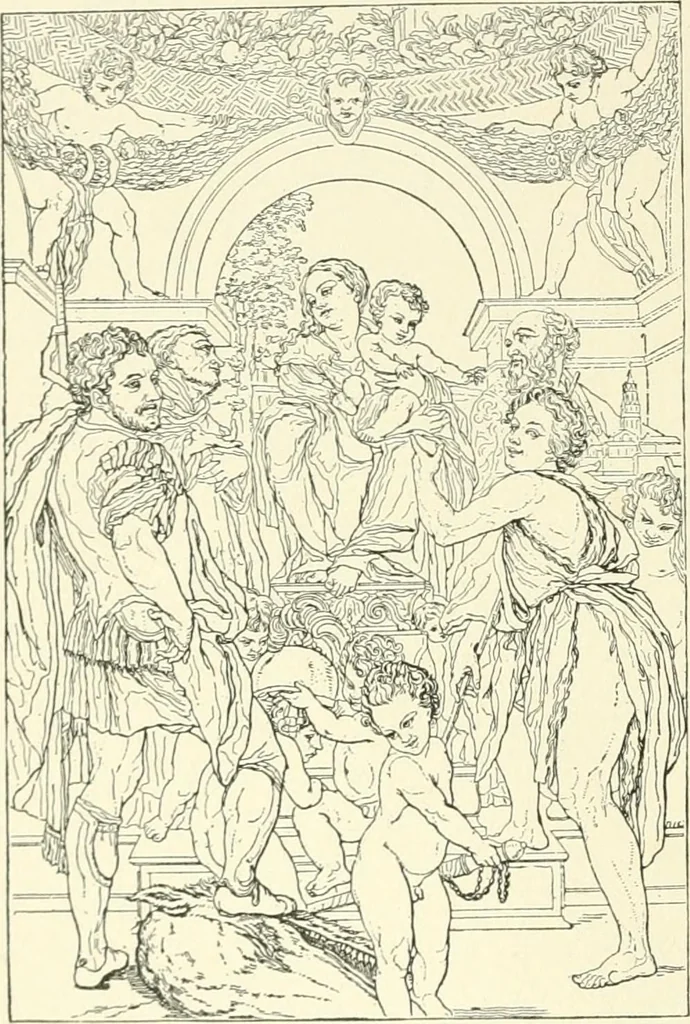 An illustration from Cyclopedia of painters and paintings, 1913, leaf 173