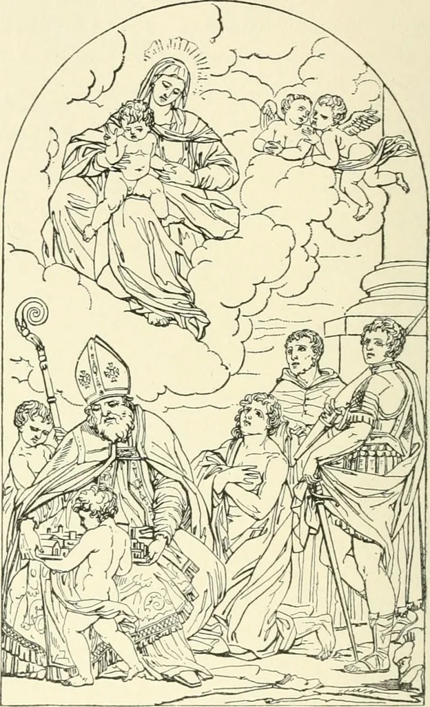 An illustration from Cyclopedia of painters and paintings, 1913, leaf 185