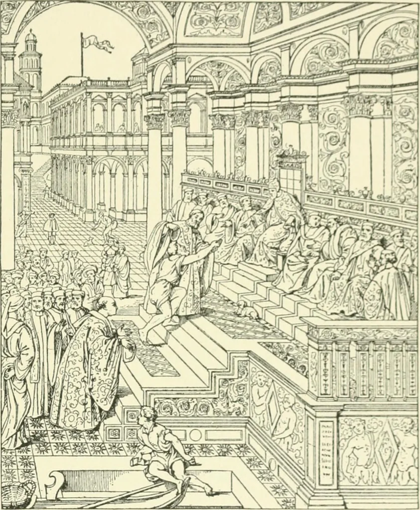 An illustration from Cyclopedia of painters and paintings, 1913, leaf 222