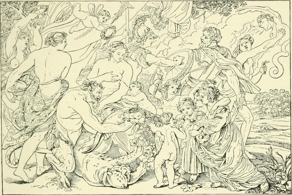 An illustration from Cyclopedia of painters and paintings, 1913, leaf 428
