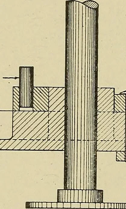 An illustration from Cyclopedia of textile work : a general reference library on cotton, woolen and worsted yarn manufacture, weaving, designing, chemistry and dyeing, finishing, knitting, and allied subjects, 1911, leaf 200