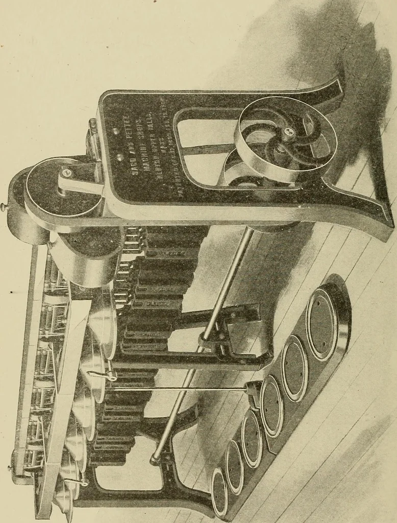An illustration from Cyclopedia of textile work : a general reference library on cotton, woolen and worsted yarn manufacture, weaving, designing, chemistry and dyeing, finishing, knitting, and allied subjects, 1911, leaf 222