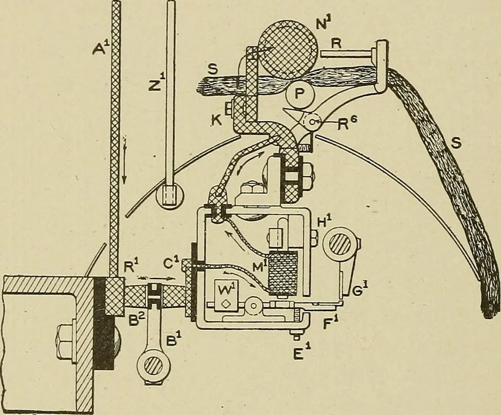 An illustration from Cyclopedia of textile work : a general reference library on cotton, woolen and worsted yarn manufacture, weaving, designing, chemistry and dyeing, finishing, knitting, and allied subjects, 1911, leaf 238