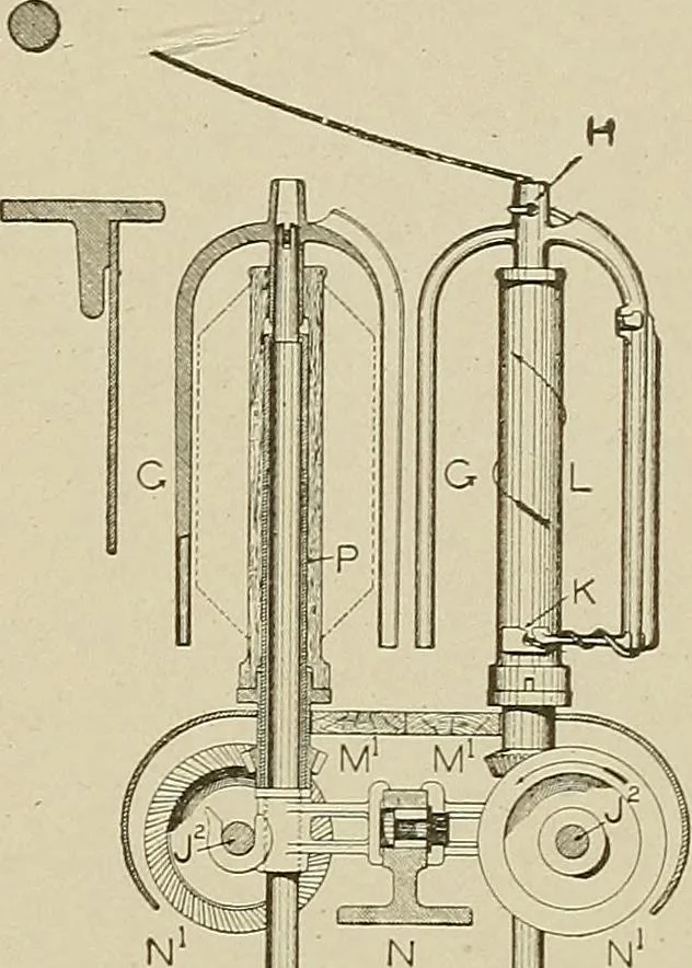 An illustration from Cyclopedia of textile work : a general reference library on cotton, woolen and worsted yarn manufacture, weaving, designing, chemistry and dyeing, finishing, knitting, and allied subjects, 1911, leaf 259