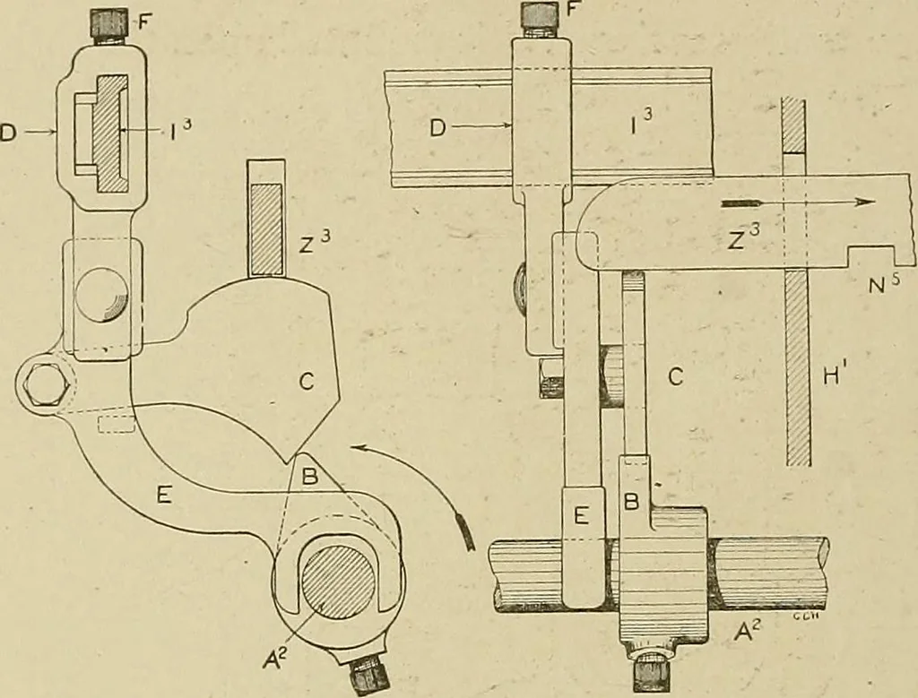 An illustration from Cyclopedia of textile work : a general reference library on cotton, woolen and worsted yarn manufacture, weaving, designing, chemistry and dyeing, finishing, knitting, and allied subjects, 1911, leaf 278