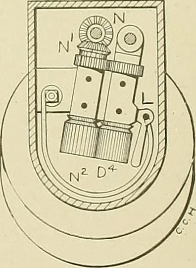 An illustration from Cyclopedia of textile work; a general reference library on cotton, woolen and worsted yarn manufacture, weaving, designing, chemistry and dyeing, finishing, knitting, and allied subjects, 1911, leaf 134