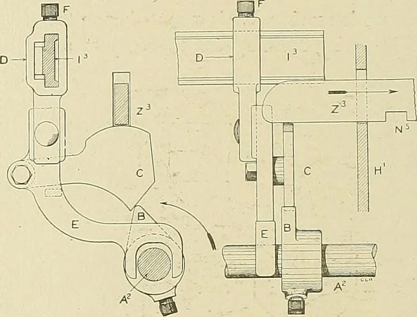 An illustration from Cyclopedia of textile work; a general reference library on cotton, woolen and worsted yarn manufacture, weaving, designing, chemistry and dyeing, finishing, knitting, and allied subjects, 1911, leaf 276