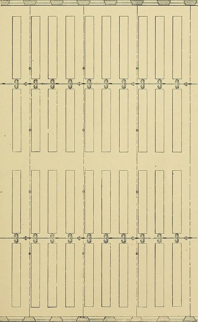 An illustration from Cyclopedia of textile work; a general reference library on cotton, woolen and worsted yarn manufacture, weaving, designing, chemistry and dyeing, finishing, knitting, and allied subjects, 1911, leaf 301