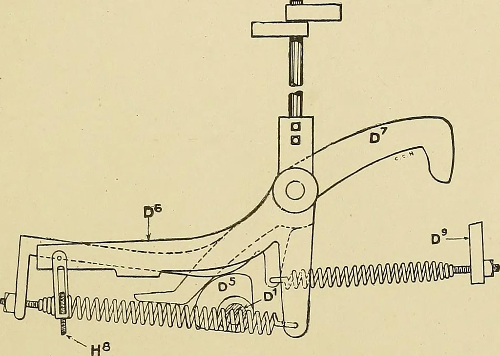 An illustration from Cyclopedia of textile work; a general reference library on cotton, woolen and worsted yarn manufacture, weaving, designing, chemistry and dyeing, finishing, knitting, and allied subjects, 1911, leaf 357