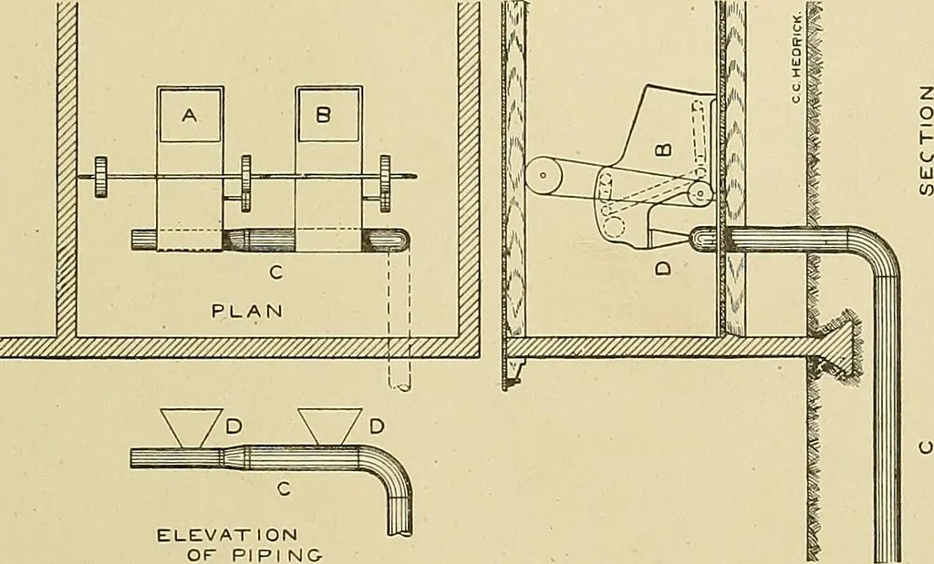 An illustration from Cyclopedia of textile work; a general reference library on cotton, woolen and worsted yarn manufacture, weaving, designing, chemistry and dyeing, finishing, knitting, and allied subjects, 1911, leaf 81