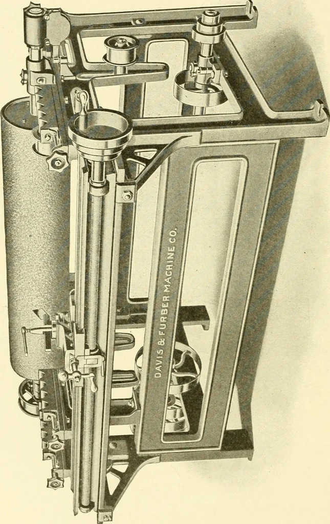 An illustration from Cyclopedia of textile work : a general reference library on cotton, woollen and worsted yarn manufacture, weaving, designing, chemistry and dyeing, finishing, knitting, and allied subjects, 1907, leaf 162