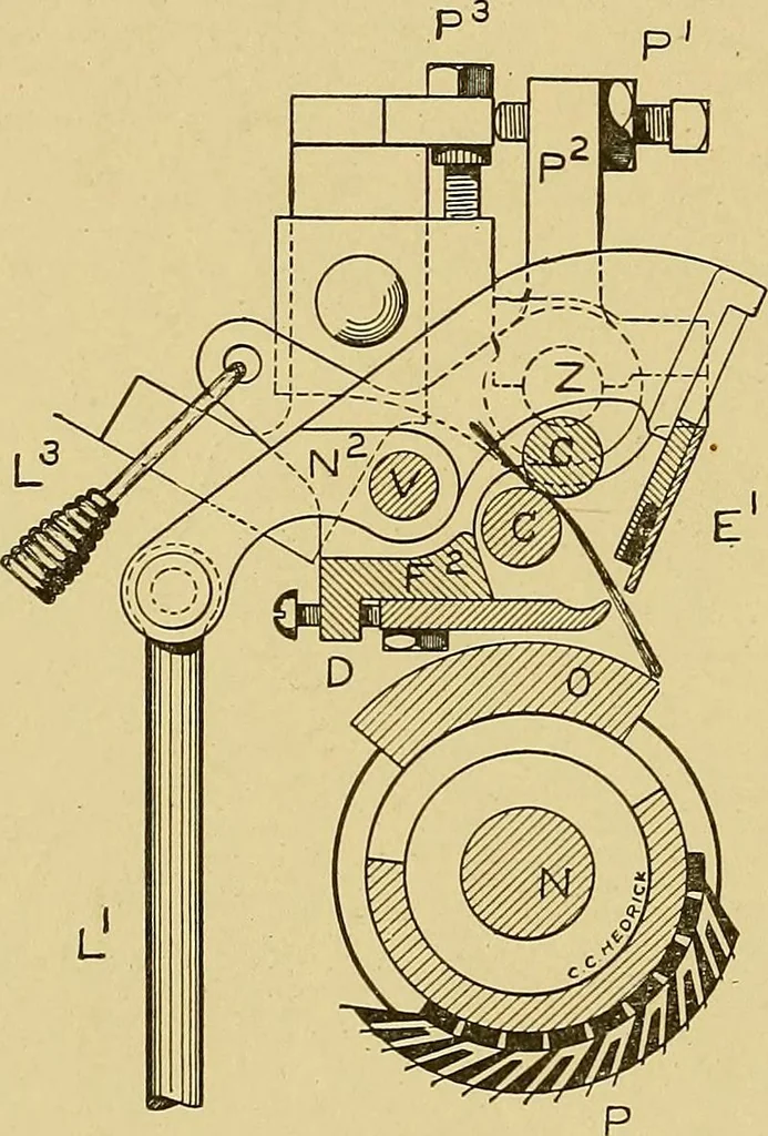 An illustration from Cyclopedia of textile work;, 1907, leaf 205