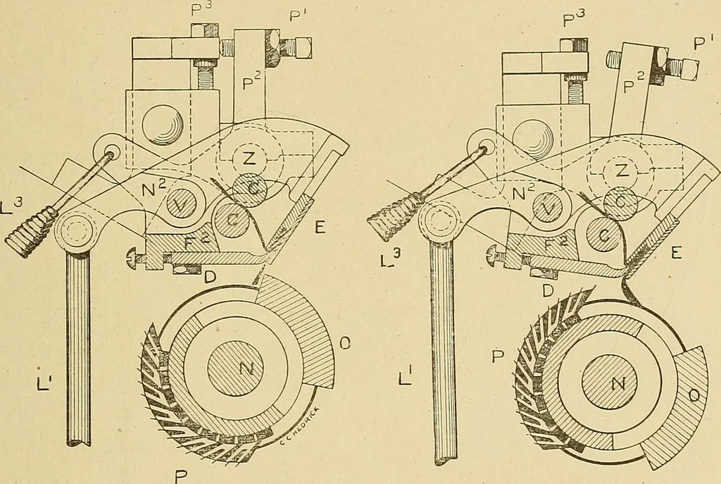 An illustration from Cyclopedia of textile work;, 1907, leaf 206
