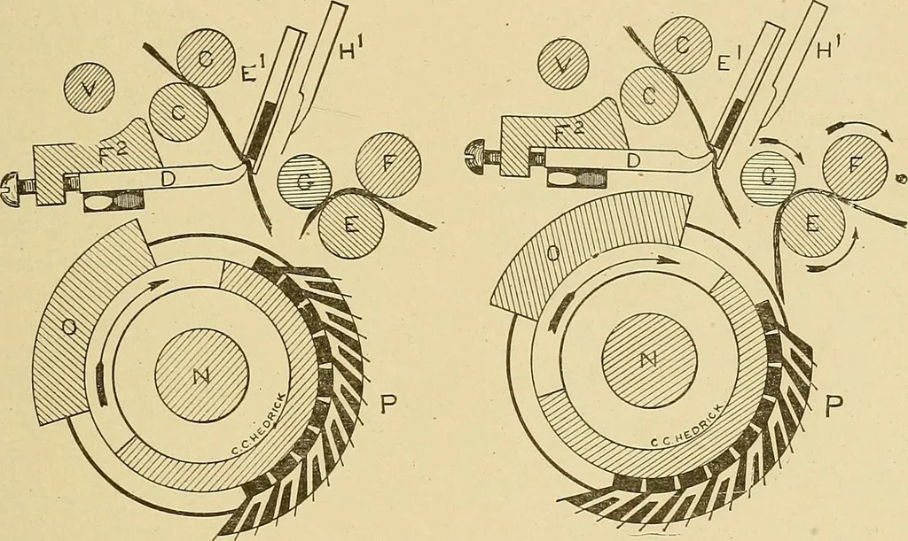 An illustration from Cyclopedia of textile work;, 1907, leaf 208