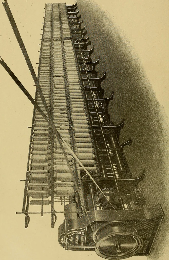 An illustration from Cyclopedia of textile work;, 1907, leaf 7