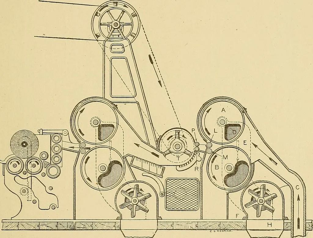 An illustration from Cyclopedia of textile work;, 1907, leaf 74