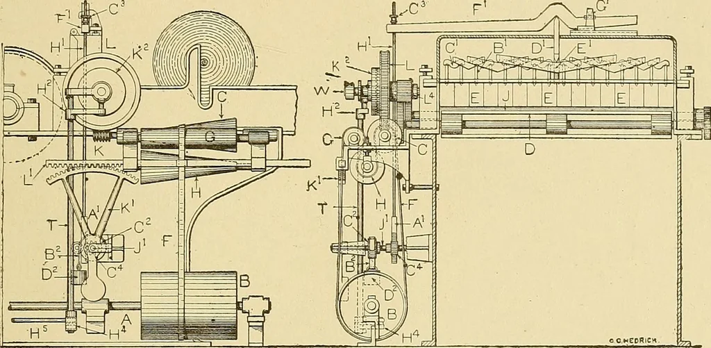 An illustration from Cyclopedia of textile work;, 1907, leaf 96