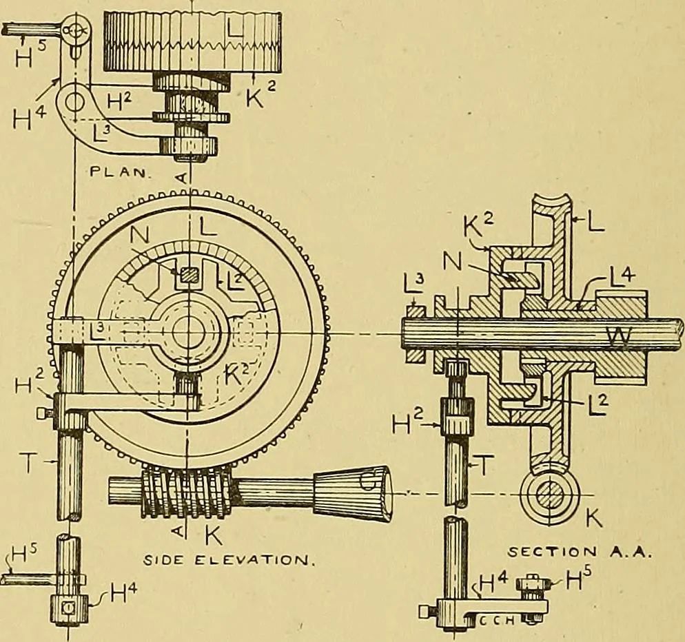 An illustration from Cyclopedia of textile work;, 1907, leaf 97