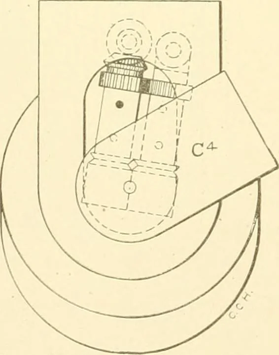 An illustration from Cyclopedia of textile work : a general reference library on cotton, woollen and worsted yarn manufacture, weaving, designing, chemistry and dyeing, finishing, knitting, and allied subjects, 1907, leaf 137