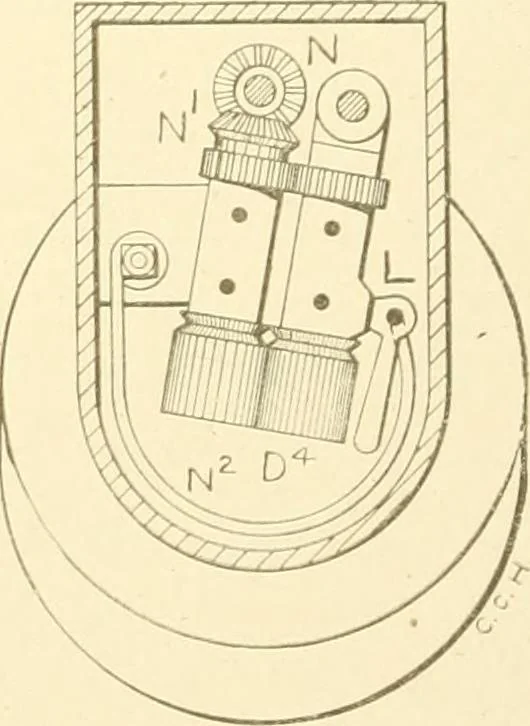 An illustration from Cyclopedia of textile work : a general reference library on cotton, woollen and worsted yarn manufacture, weaving, designing, chemistry and dyeing, finishing, knitting, and allied subjects, 1907, leaf 137