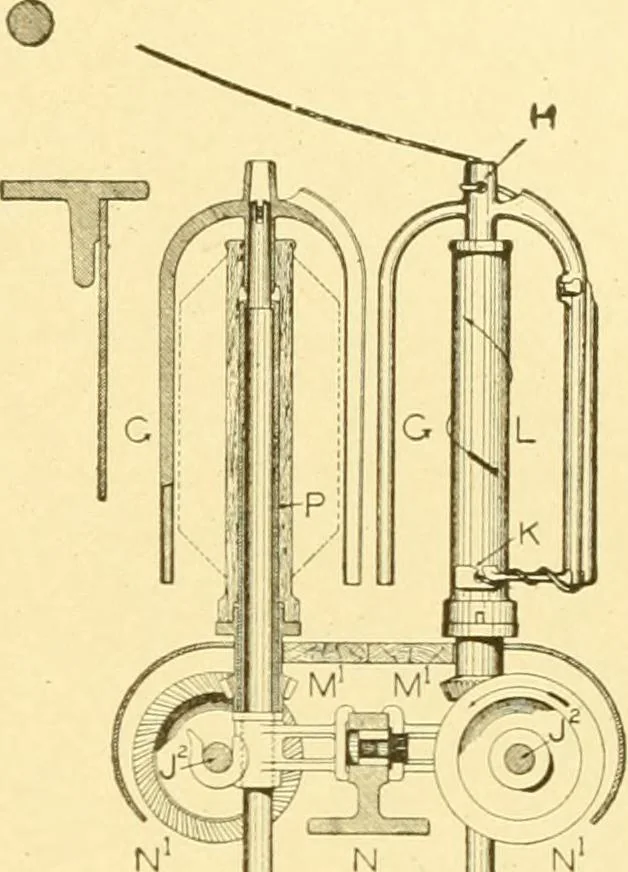 An illustration from Cyclopedia of textile work : a general reference library on cotton, woollen and worsted yarn manufacture, weaving, designing, chemistry and dyeing, finishing, knitting, and allied subjects, 1907, leaf 262