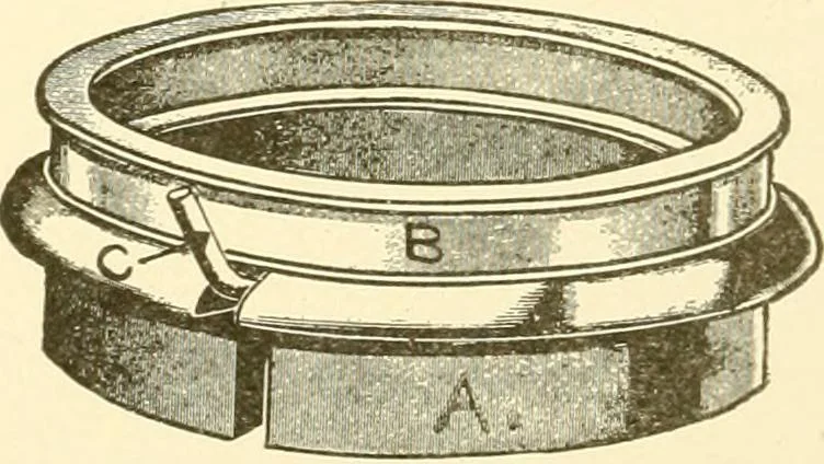 An illustration from Cyclopedia of textile work : a general reference library on cotton, woollen and worsted yarn manufacture, weaving, designing, chemistry and dyeing, finishing, knitting, and allied subjects, 1907, leaf 321