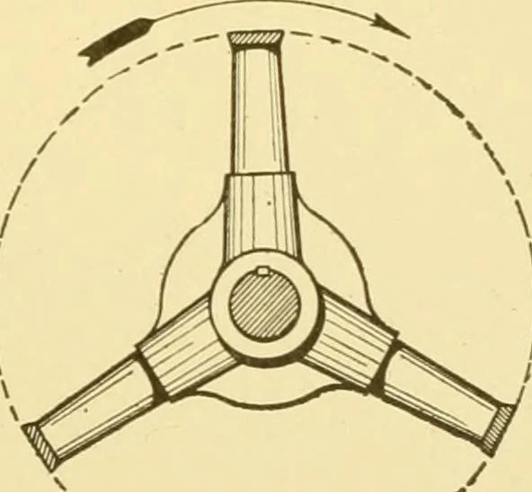 An illustration from Cyclopedia of textile work : a general reference library on cotton, woollen and worsted yarn manufacture, weaving, designing, chemistry and dyeing, finishing, knitting, and allied subjects, 1907, leaf 68
