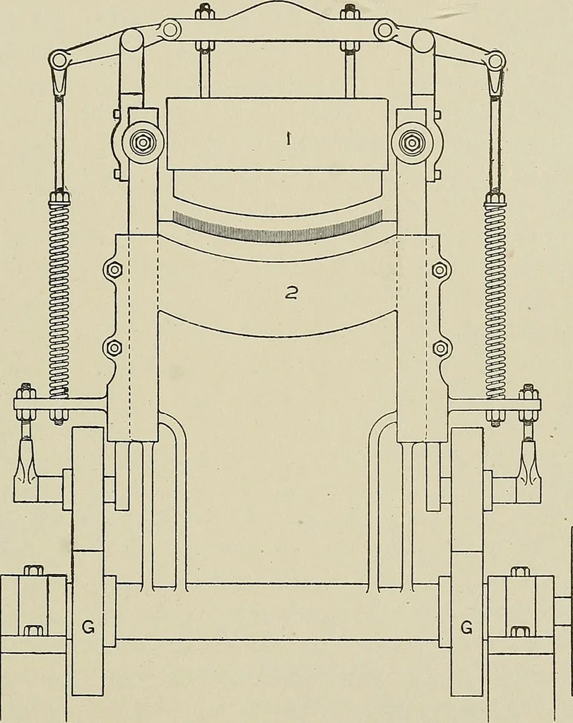 An illustration from Cyclopedia of textile work : a general reference library on cotton, woolen and worsted yarn manufacture, weaving, designing, chemistry and dyeing, finishing, knitting, and allied subjects, 1911, leaf 194