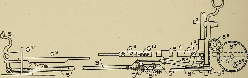 An illustration from Cyclopedia of textile work : a general reference library on cotton, woolen and worsted yarn manufacture, weaving, designing, chemistry and dyeing, finishing, knitting, and allied subjects, 1911, leaf 319