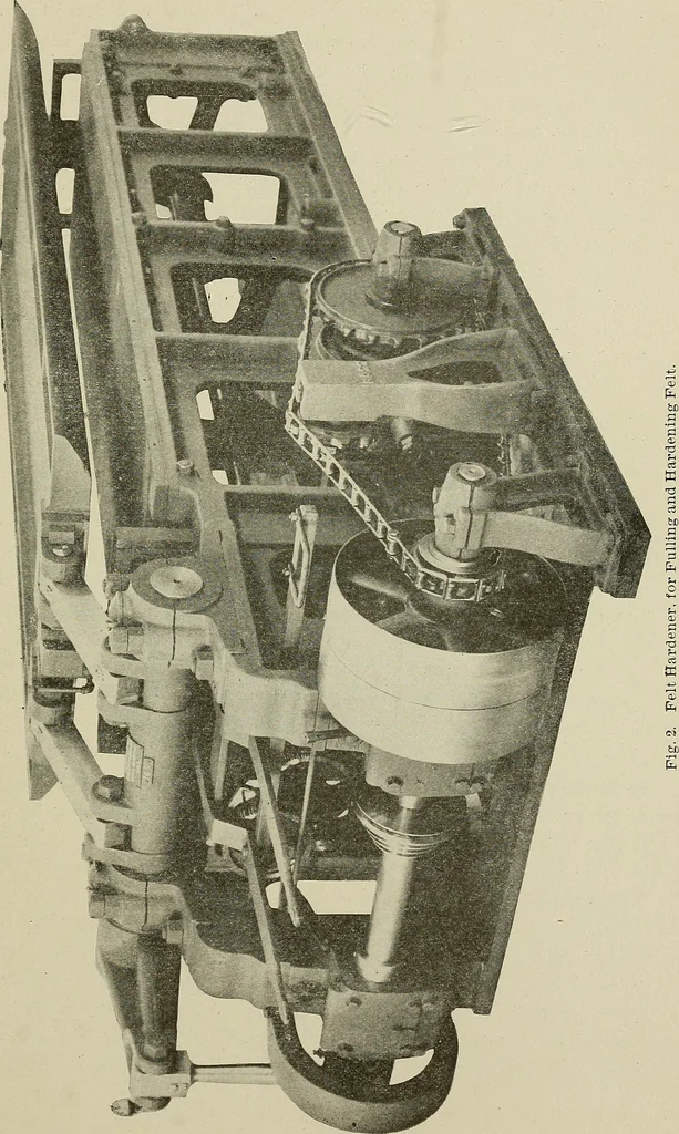 An illustration from Cyclopedia of textile work : a general reference library on cotton, woolen and worsted yarn manufacture, weaving, designing, chemistry and dyeing, finishing, knitting, and allied subjects, 1911, leaf 340