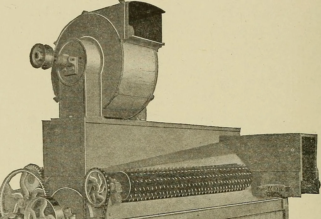 An illustration from Cyclopedia of textile work : a general reference library on cotton, woolen and worsted yarn manufacture, weaving, designing, chemistry and dyeing, finishing, knitting, and allied subjects, 1911, leaf 65