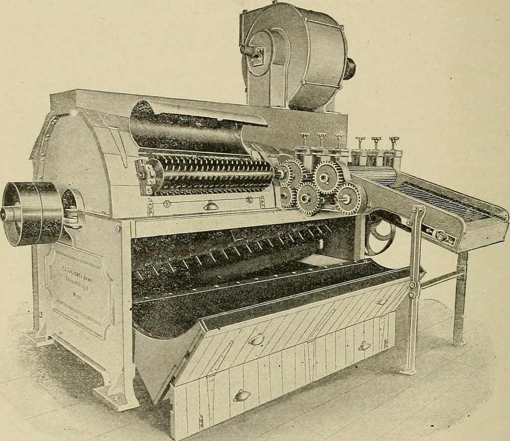 An illustration from Cyclopedia of textile work : a general reference library on cotton, woolen and worsted yarn manufacture, weaving, designing, chemistry and dyeing, finishing, knitting, and allied subjects, 1911, leaf 81