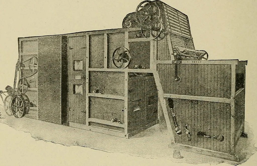 An illustration from Cyclopedia of textile work : a general reference library on cotton, woolen and worsted yarn manufacture, weaving, designing, chemistry and dyeing, finishing, knitting, and allied subjects, 1911, leaf 89