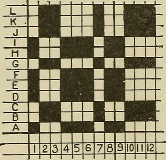 An illustration from Cyclopedia of textile work : a general reference library on cotton, woolen and worsted yarn manufacture, weaving, designing, chemistry and dyeing, finishing, knitting, and allied subjects, 1911, leaf 129