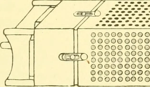 An illustration from Cyclopedia of textile work : a general reference library on cotton, woollen and worsted yarn manufacture, weaving, designing, chemistry and dyeing, finishing, knitting, and allied subjects, 1907, leaf 233