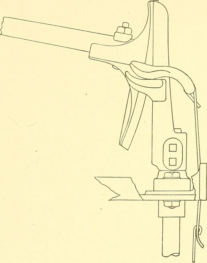 An illustration from Cyclopedia of textile work : a general reference library on cotton, woolen and worsted yarn manufacture, weaving, designing, chemistry and dyeing, finishing, knitting, and allied subjects, 1911, leaf 150