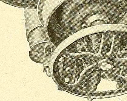 An illustration from Cyclopedia of textile work : a general reference library on cotton, woolen and worsted yarn manufacture, weaving, designing, chemistry and dyeing, finishing, knitting, and allied subjects, 1911, leaf 232