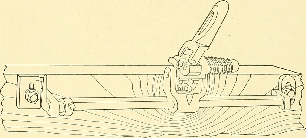 An illustration from Cyclopedia of textile work : a general reference library on cotton, woolen and worsted yarn manufacture, weaving, designing, chemistry and dyeing, finishing, knitting, and allied subjects, 1911, leaf 235