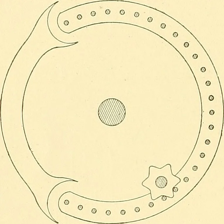 An illustration from Cyclopedia of textile work : a general reference library on cotton, woolen and worsted yarn manufacture, weaving, designing, chemistry and dyeing, finishing, knitting, and allied subjects, 1911, leaf 25