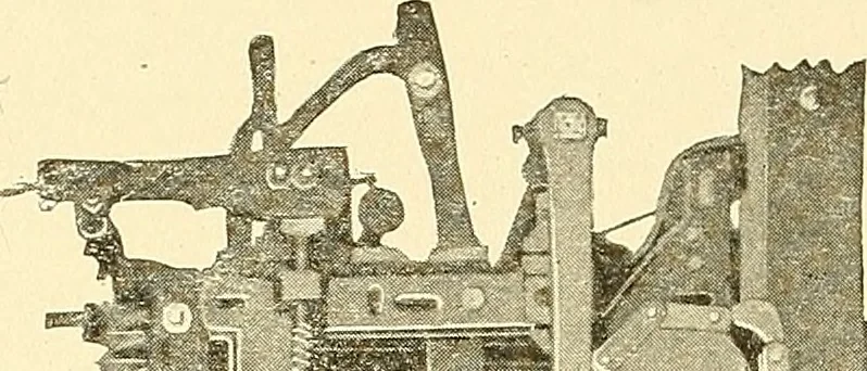 An illustration from Cyclopedia of textile work : a general reference library on cotton, woolen and worsted yarn manufacture, weaving, designing, chemistry and dyeing, finishing, knitting, and allied subjects, 1911, leaf 315