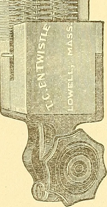 An illustration from Cyclopedia of textile work : a general reference library on cotton, woolen and worsted yarn manufacture, weaving, designing, chemistry and dyeing, finishing, knitting, and allied subjects, 1911, leaf 32